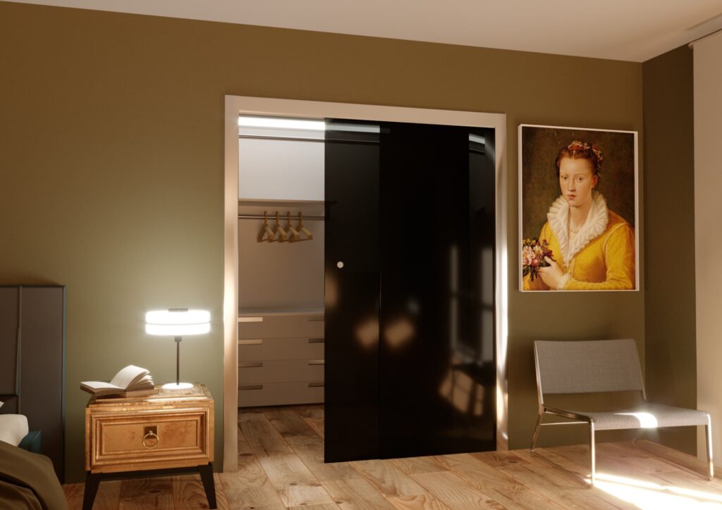 controtelaio interno - controtelaio per porta scorrevole a scomparsa raffaello