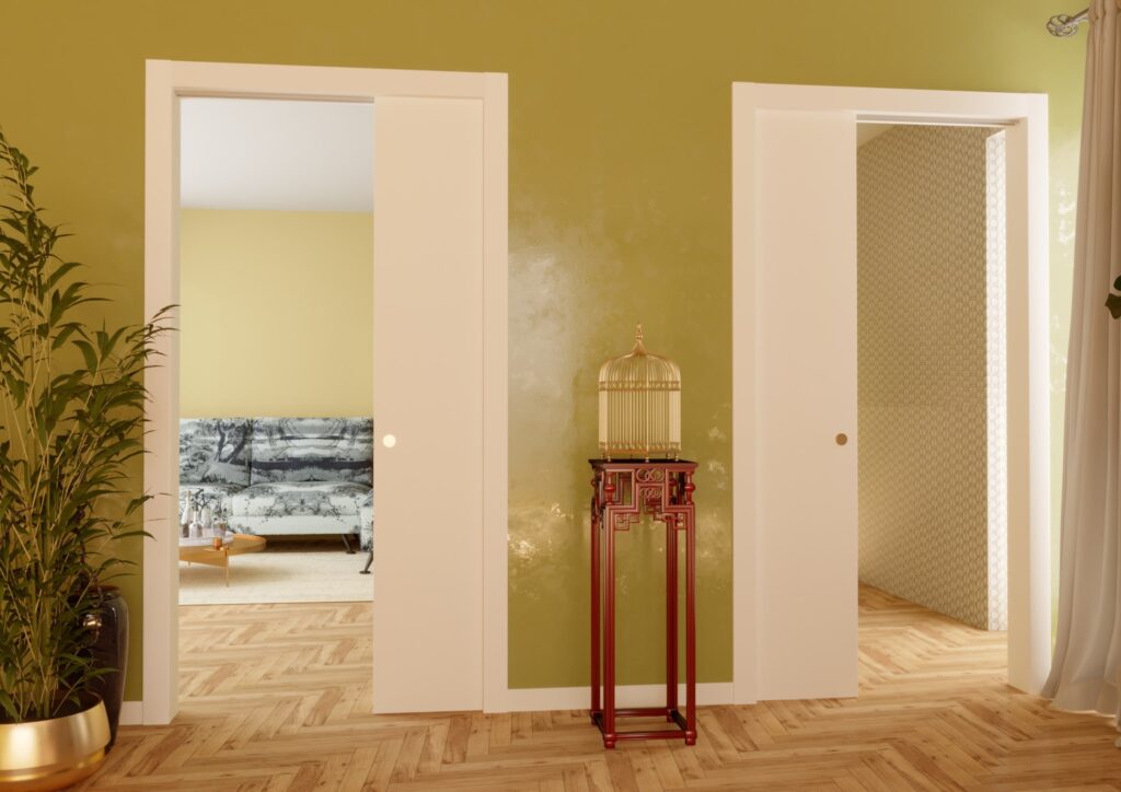 controtelaio interno - controtelaio per porta scorrevole a scomparsa giotto