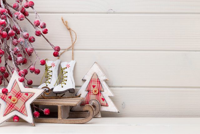 Natale in stile Shabby Chic