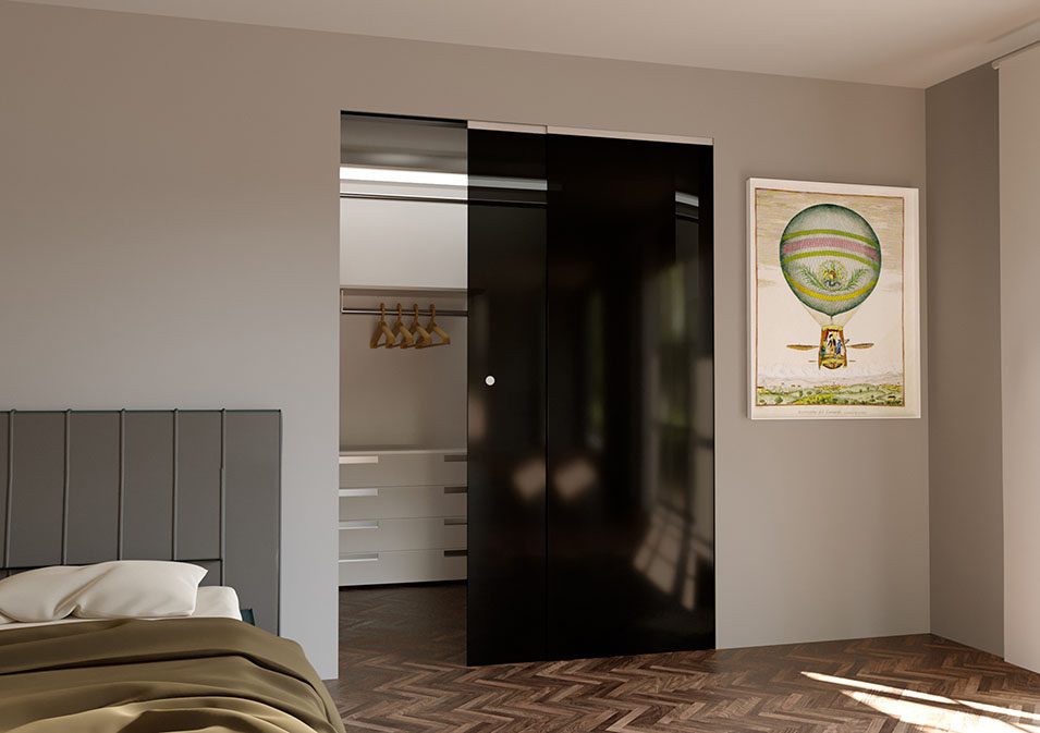 Controtelaio per porta scorrevole a scomparsa Oro