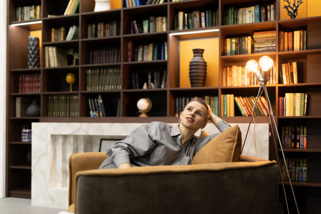Biblioteca in casa